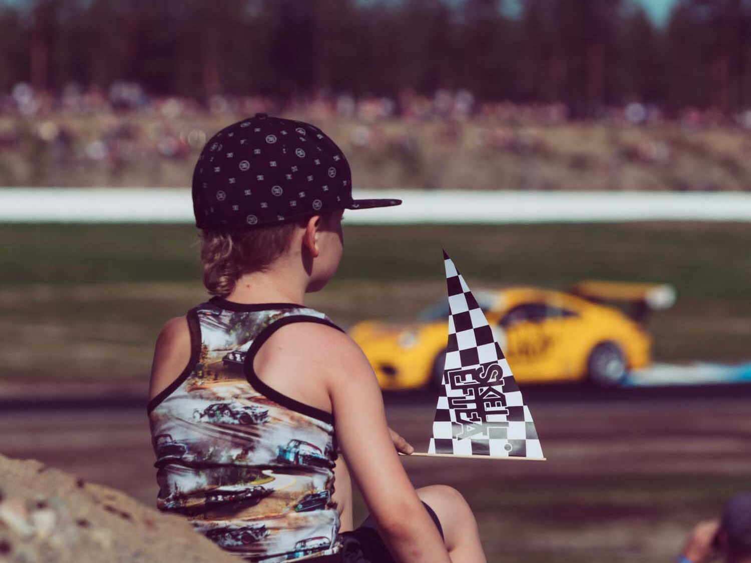 Drivecenter Arena race tavling STCC heja fans supporter barn