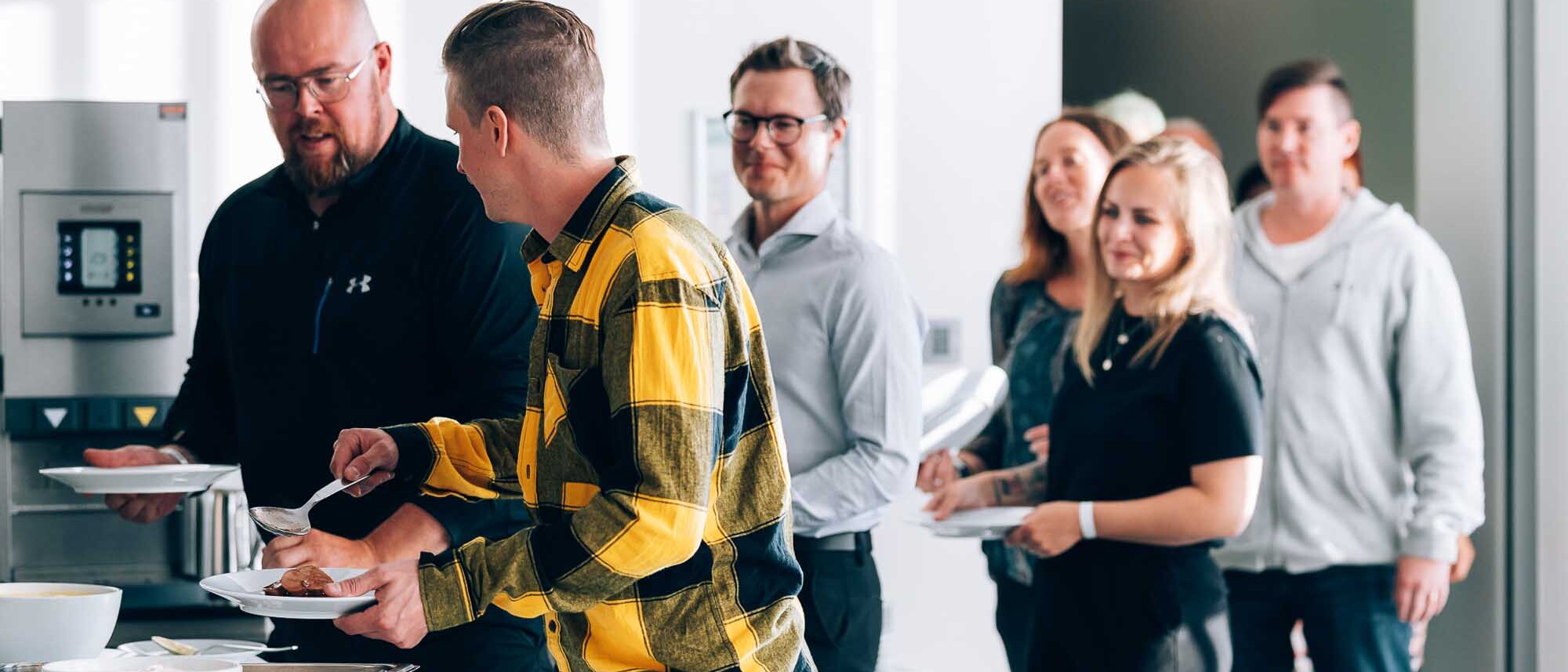 Mat Ata Boende Bo Kick off Event Hotell Drivecenter Arena bord dukning fest buffe ko