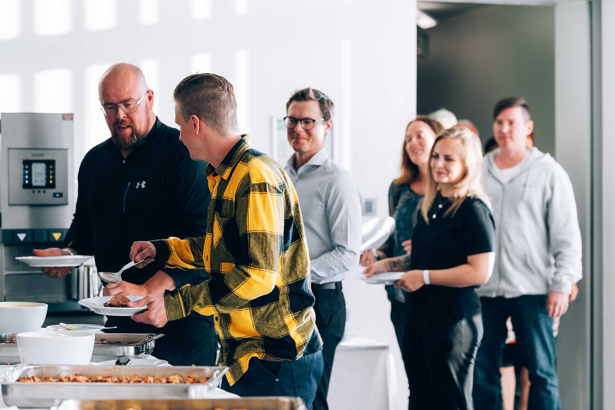 Mat Ata Boende Bo Kick off Event Hotell Drivecenter Arena bord dukning fest buffe ko