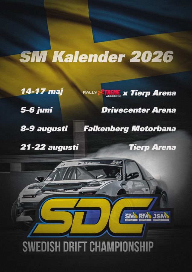 Kalender Drifting SM 2026